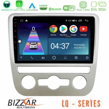 Bizzar LQ Series 4Core Android14 2+32GB VW Scirocco 2008 – 2014 Navigation Multimedia Tablet 9" Με Carplay &amp; Android Auto