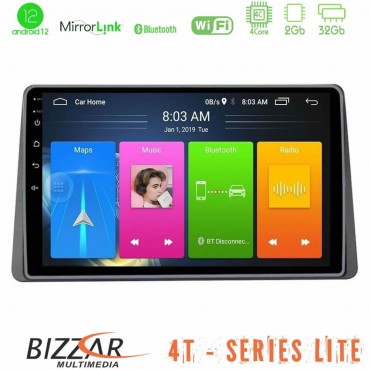 Bizzar 4T Series Dacia Duster 2019-&gt; 4core Android13 2+32GB Navigation Multimedia Tablet 10"