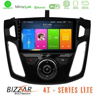 Bizzar 4T Series Ford Focus 2012-2018 4Core Android13 2+32GB Navigation Multimedia Tablet 9"