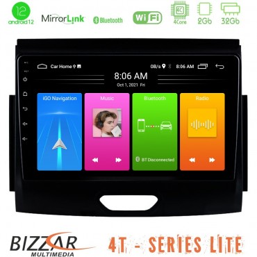 Bizzar 4T Series Ford Ranger 2017-2022 4Core Android13 2+32GB Navigation Multimedia Tablet 9"