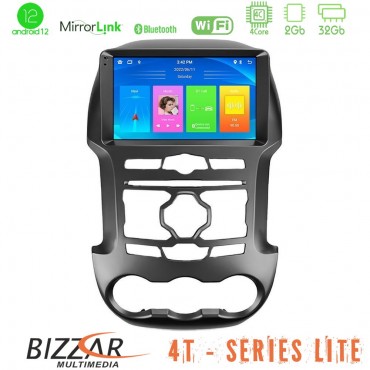 Bizzar 4T Series Ford Ranger 2012-2016 4Core Android13 2+32GB Navigation Multimedia Tablet 9"