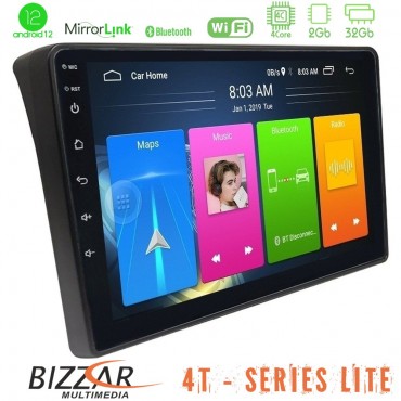 Bizzar 4T Series Fiat Ducato/Citroen Jumper/Peugeot Boxer 4Core Android13 2+32GB Navigation Multimedia Tablet 9"