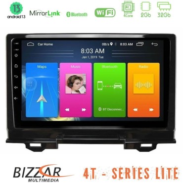 Bizzar 4T Series Honda HR-V 2021-> 4Core Android13 2+32GB Navigation Multimedia Tablet 9"