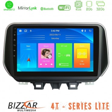 Bizzar 4T Series Hyundai Tucson 2019-&gt; 4Core Android13 2+32GB Navigation Multimedia Tablet 9"