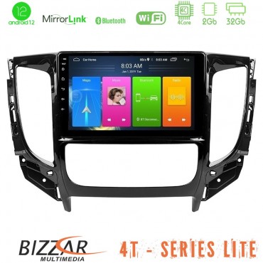 Bizzar 4T Series Mitsubishi L200 2016-&gt; &amp; Fiat Fullback (Auto A/C) 4Core Android13 2+32GB Navigation Multimedia Tablet 9"