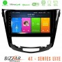 Bizzar 4T Series Nissan Qashqai J11 (AUTO A/C) 4Core Android13 2+32GB Navigation Multimedia Tablet 10"