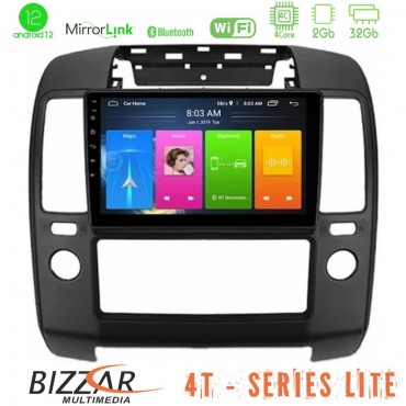 Bizzar 4T Series Nissan Navara 4Core Android13 2+32GB Navigation Multimedia Tablet 9"