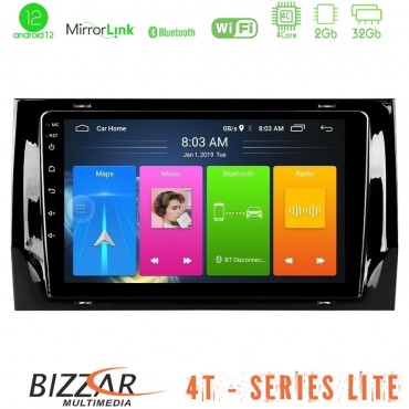 Bizzar 4T Series Skoda Kodiaq/Karoq 2017-&gt; 4Core Android13 2+32GB Navigation Multimedia Tablet 10"
