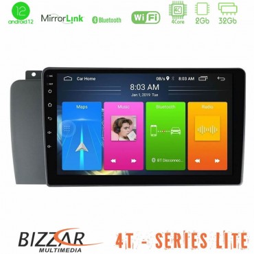 Bizzar 4T Series Volvo S60 2004-2009 4core Android13 2+32GB Navigation Multimedia Tablet 9"