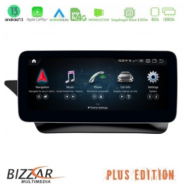 Bizzar Plus Edition Mercedes E Class Coupe (W207) NTG4.0 Android13 (8+128GB) Navigation Multimedia 10,25" Anti-reflection