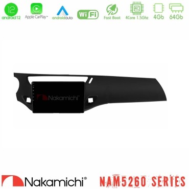 Nakamichi NAM5260 Series 4Core Android12 4+64GB Citroen C3/DS3 2009-2016 Navigation Multimedia Tablet 9" Με Carplay &amp; Android Auto