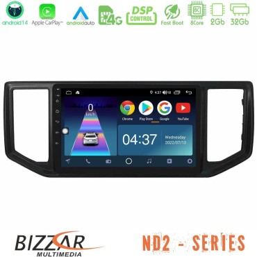 Bizzar ND2 Series 8Core Android14 2+32GB  VW Amarok 2017-2022 Navigation Multimedia Tablet 9" Με Carplay &amp; Android Auto