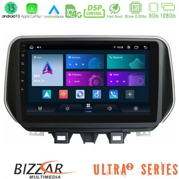 Bizzar Ultra Series Hyundai Tucson 2019-&gt; 8Core Android13 8+128GB Navigation Multimedia Tablet 9"