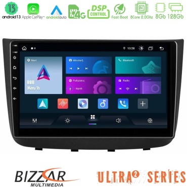 Bizzar Ultra Series Mercedes Vito/Viano 2003-2006 8core Android13 8+128GB Navigation Multimedia Tablet 10"