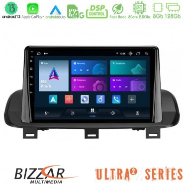 Bizzar Ultra Series Nissan Qashqai J12 &amp; X-Trail T33 8core Android13 8+128GB Navigation Multimedia Tablet 10"