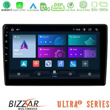 Bizzar Ultra Series Suzuki Grand Vitara 2003 – 2005 8core Android13 8+128GB Navigation Multimedia Tablet 9"