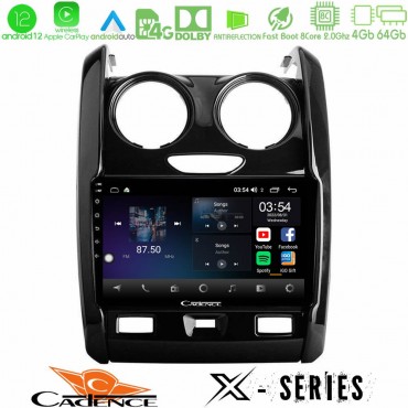 Cadence X Series Dacia Duster 2014-2018 8Core Android 14 4+64GB Navigation Multimedia Tablet 9"