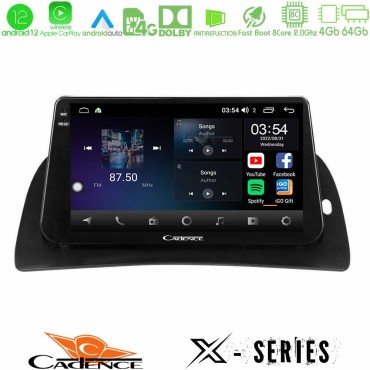 Cadence X Series Renault Kangoo 2013-2018 8Core Android 14 4+64GB Navigation Multimedia Tablet 9"