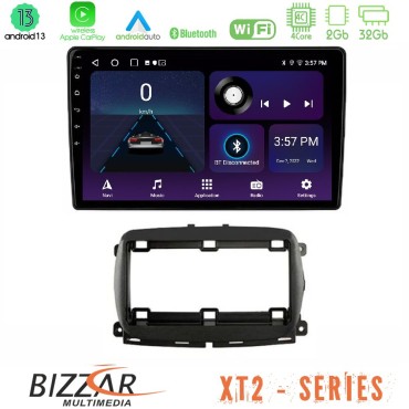 Bizzar XT2 Series 4Core Android13 2+32GB  Fiat 500 2016&gt; Navigation Multimedia Tablet 9"