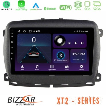 Bizzar XT2 Series 4Core Android13 2+32GB Fiat 500L Navigation Multimedia Tablet 10"