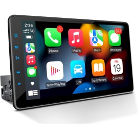 Bizzar 1DIN Rotation Android14 2+32GB Navigation Multimedia Tablet 10" Με Carplay & Android Auto