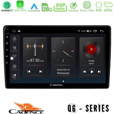 Cadence QG Series 8Core Android13 4+64GB Suzuki Grand Vitara 2003 – 2005 Navigation Multimedia Tablet 9"