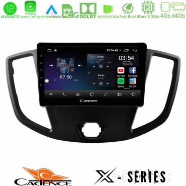 Cadence X Series Ford Transit 2014-&gt; 8core Android 14 4+64GB Navigation Multimedia Tablet 9"