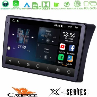 Cadence X Series Nissan Navara/Pathfinder 8core Android 14 4+64GB Navigation Multimedia Tablet 9" Cadence X Series Nissan Navara/Pathfinder 8core Android 14 4+64GB Navigation Multimedia Tablet 9"