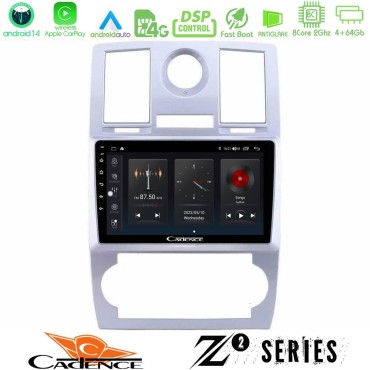 Cadence Z2 Series 8Core Android14 4+64GB  Chrysler 300C Navigation Multimedia Tablet 9" Με Carplay & Android Auto