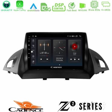 Cadence Z2 Series 8Core Android14 4+64GB  Ford C-Max/Kuga Navigation Multimedia Tablet 9" Με Carplay &amp; Android Auto
