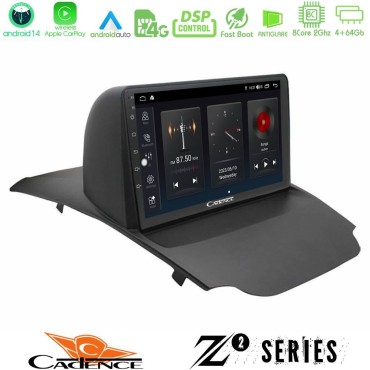 Cadence Z2 Series 8Core Android14 4+64GB  Ford Ecosport 2014-2017 Navigation Multimedia Tablet 10" Με Carplay &amp; Android Auto