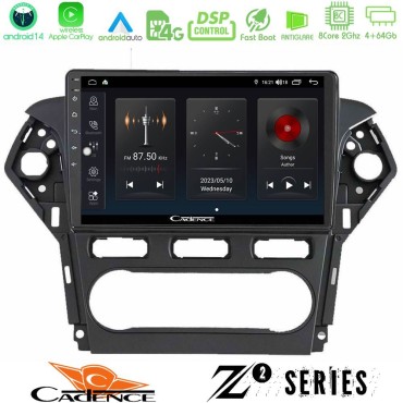 Cadence Z2 Series 8Core Android14 4+64GB  Ford Mondeo 2011-2014 Navigation Multimedia Tablet 9" Με Carplay &amp; Android Auto