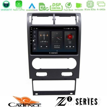 Cadence Z2 Series 8Core Android14 4+64GB  Ford Mondeo 2004-2007 Navigation Multimedia Tablet 9" Με Carplay &amp; Android Auto