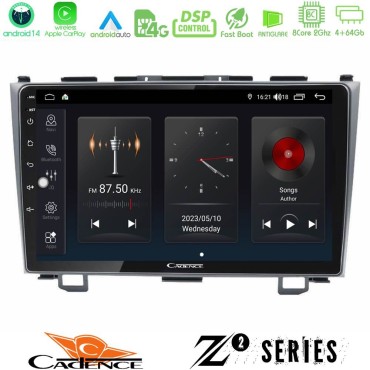 Cadence Z2 Series 8Core Android14 4+64GB  Honda CRV Navigation Multimedia Tablet 9" Με Carplay &amp; Android Auto