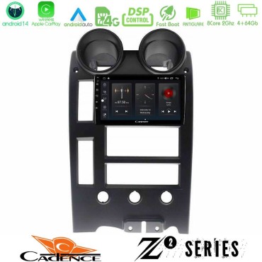 Cadence Z2 Series 8Core Android14 4+64GB  Hummer H2 2002-2007 Navigation Multimedia Tablet 9" Με Carplay & Android Auto