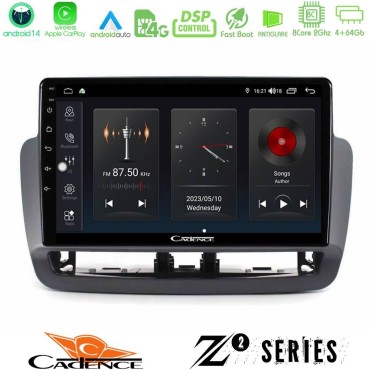 Cadence Z2 Series 8Core Android14 4+64GB  Seat Ibiza 2012-2015 Navigation Multimedia Tablet 9" Με Carplay & Android Auto