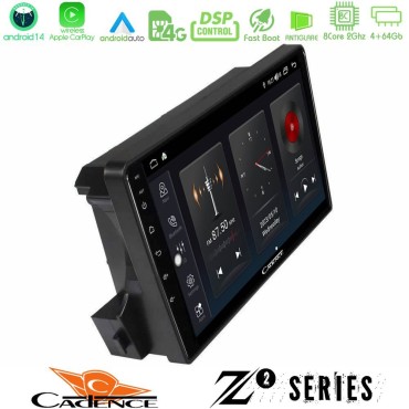 Cadence Z2 Series 8Core Android14 4+64GB Ssangyong Actyon/Kyron 2005-2014 Navigation Multimedia Tablet 9" Με Carplay &amp; Android Auto