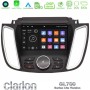Clarion GL700 Lite Series 8Core Android11 2+32GB Ford Kuga/C-Max 2013-2019 Navigation Multimedia Tablet 9" Με Carplay & Android Auto