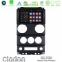 Clarion GL700 Lite Series 8Core Android11 2+32GB Toyota Yaris Navigation Multimedia Tablet 9" (Μαύρο Χρώμα) Με Carplay & Android Auto