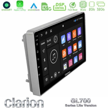 Clarion GL700 Lite Series 8Core Android11 2+32GB Opel Astra/Corsa/Antara/Zafira Navigation Multimedia Tablet 9" Με Carplay &amp; Android Auto
