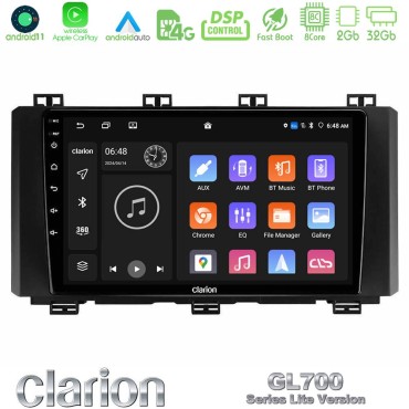 Clarion GL700 Lite Series 8Core Android11 2+32GB Seat Ateca 2017-2021 Navigation Multimedia Tablet 9" Με Carplay &amp; Android Auto