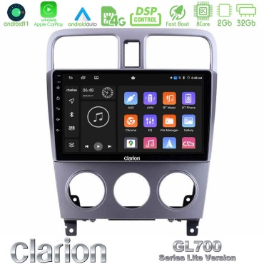 Clarion GL700 Lite Series 8Core Android11 2+32GB Subaru Forester 2003-2007 Navigation Multimedia Tablet 9" Με Carplay &amp; Android Auto
