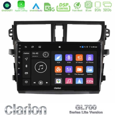 Clarion GL700 Lite Series Suzuki Celerio 2014-2020 8Core Android11 2+32GB Navigation Multimedia Tablet 9" Με Carplay &amp; Android Auto Με Carplay &amp; Android Auto