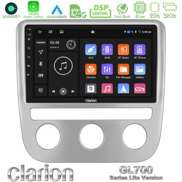 Clarion GL700 Lite Series 8Core Android11 2+32GB VW Scirocco / Eos Navigation Multimedia Tablet 9" Με Carplay &amp; Android Auto