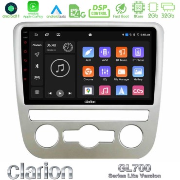Clarion GL700 Lite Series 8Core Android11 2+32GB VW Scirocco 2008 – 2014 Navigation Multimedia Tablet 9" Με Carplay &amp; Android Auto