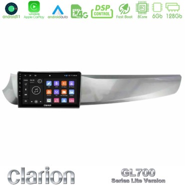 Clarion GL700 Lite Series Alfa Romeo Giulietta 2010-2014 8Core Android11 6+128GB Navigation Multimedia Tablet 10" Με Carplay &amp; Android Auto