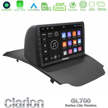 Clarion GL700 Lite Series 8Core Android11 6+128GB Ford Ecosport 2014-2017 Navigation Multimedia Tablet 10" Με Carplay &amp; Android Auto
