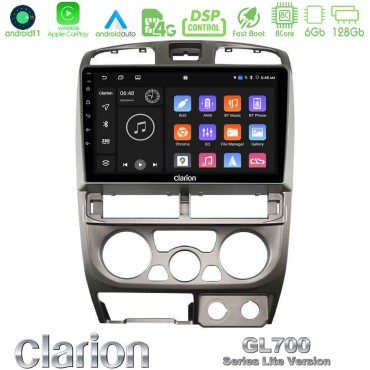 Clarion GL700 Lite Series 8Core Android11 6+128GB Isuzu D-Max 2004-2006 Navigation Multimedia Tablet 9" Με Carplay &amp; Android Auto