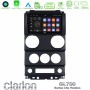 Clarion GL700 Lite Series 8Core Android11 6+128GB Jeep Wrangler 2008-2010 Navigation Multimedia Tablet 9" Με Carplay & Android Auto