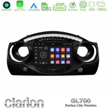 Clarion GL700 Lite Series 8Core Android11 6+128GB Mini Cooper R50 Navigation Multimedia Tablet 9" Με Carplay & Android Auto Clarion GL700 Lite Series 8Core Android11 6+128GB Mini Cooper R50 Navigation Multimedia Tablet 9" Με Carplay & Android Auto
